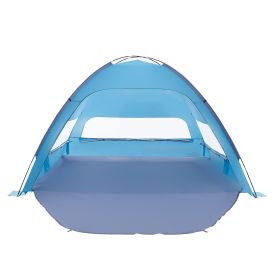 Beach Tent Sun Shelter for 8 Person, UPF 50+ Protection, Portable Sun Shade Canopy with Carrying Bag & Sand Pockets